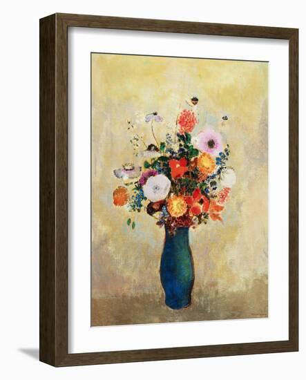 Wildflowers-Odilon Redon-Framed Giclee Print