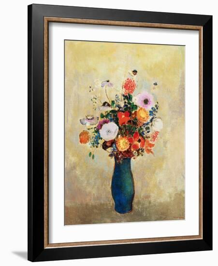 Wildflowers-Odilon Redon-Framed Giclee Print