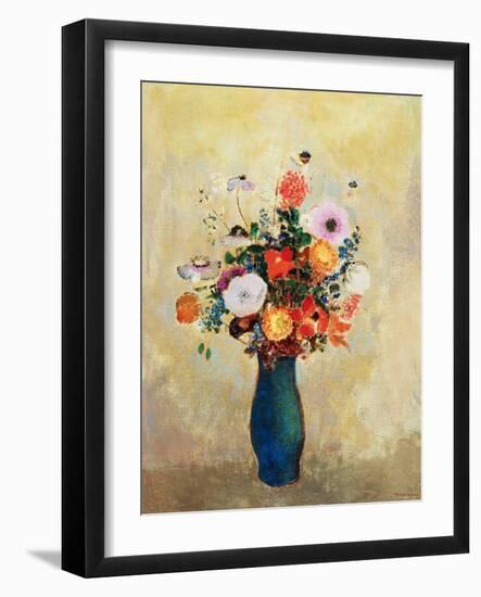 Wildflowers-Odilon Redon-Framed Giclee Print