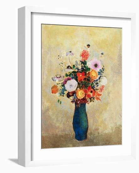 Wildflowers-Odilon Redon-Framed Giclee Print