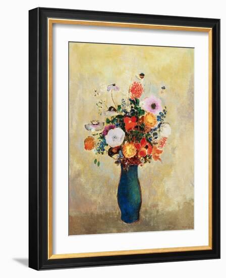 Wildflowers-Odilon Redon-Framed Giclee Print