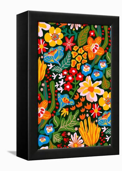 Wildflowers-Gigi Rosado-Framed Premier Image Canvas