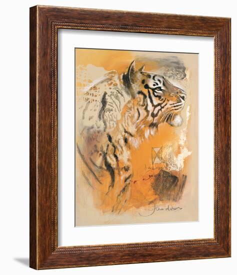 Wildlife Tiger-Joadoor-Framed Art Print