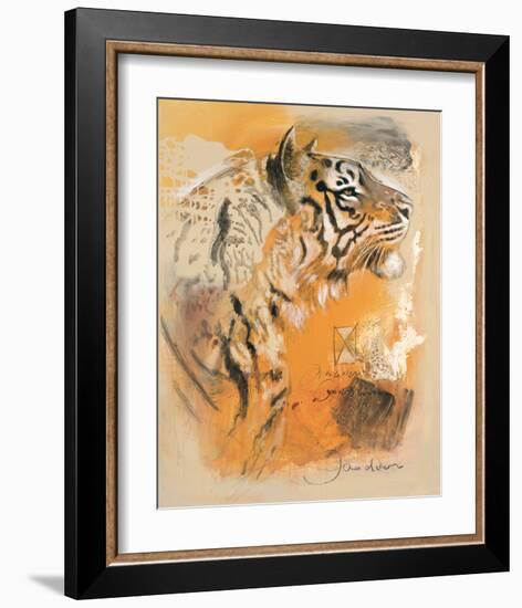 Wildlife Tiger-Joadoor-Framed Art Print