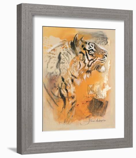 Wildlife Tiger-Joadoor-Framed Art Print