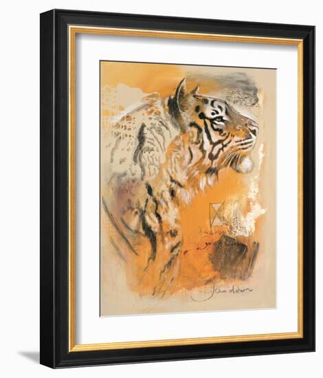 Wildlife Tiger-Joadoor-Framed Art Print