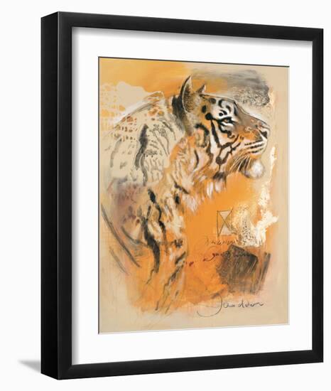 Wildlife Tiger-Joadoor-Framed Art Print