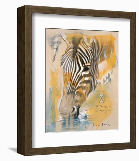 Wildlife Zebra-Joadoor-Framed Art Print