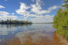 Cloud Reflections on A Clear Lake-wildnerdpix-Photographic Print