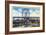 Wildwood-by-the-Sea, New Jersey - View of Playland, Ferris Wheel-Lantern Press-Framed Art Print