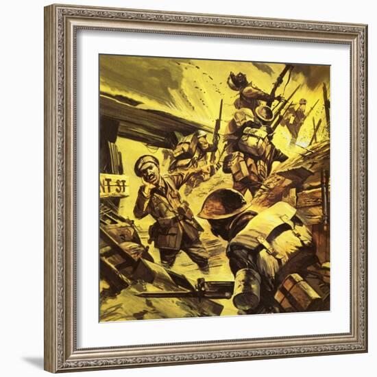 Wilfred Owen in the First World War-Gerry Wood-Framed Giclee Print