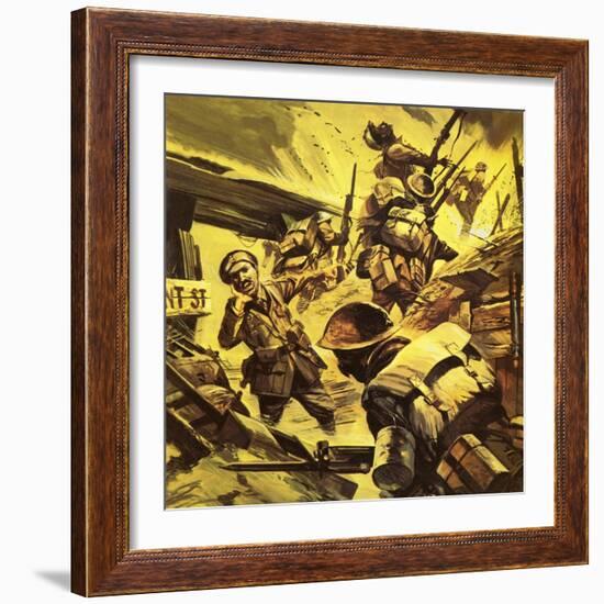 Wilfred Owen in the First World War-Gerry Wood-Framed Giclee Print