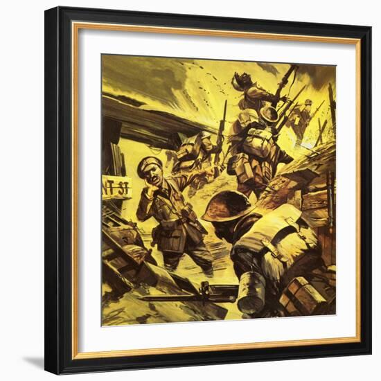 Wilfred Owen in the First World War-Gerry Wood-Framed Giclee Print