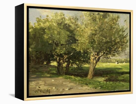 Wilgebome (Willow Trees), 1st, 1875-85-Willem Roelofs I-Framed Stretched Canvas