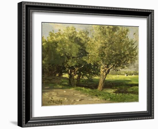 Wilgebome (Willow Trees), 1st, 1875-85-Willem Roelofs I-Framed Art Print