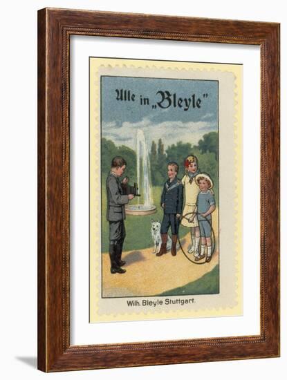 Wilhelm Bleyle Children's Clothes, Stuttgart, Germany-null-Framed Giclee Print