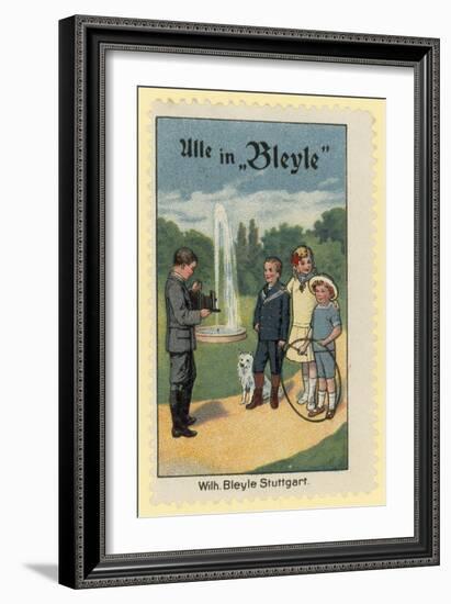 Wilhelm Bleyle Children's Clothes, Stuttgart, Germany-null-Framed Giclee Print