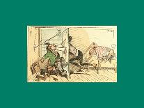 Hirte mit Kühen. Um 1885-Wilhelm Busch-Framed Giclee Print