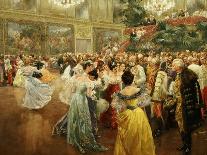Emperor Franz Joseph, 1830-1916, at Ball in Vienna in 1900 to Salute Start of New Century-Wilhelm Gause-Framed Giclee Print