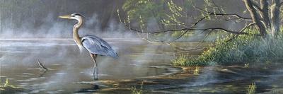 Quiet Cove - Great Blue Heron-Wilhelm Goebel-Giclee Print