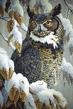 Winter Watch - Great Horned Owl-Wilhelm Goebel-Giclee Print