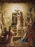 The Miracle of the Grail, from the Lohengrin Saga, Salon-Wilhelm Hauschild-Framed Premier Image Canvas
