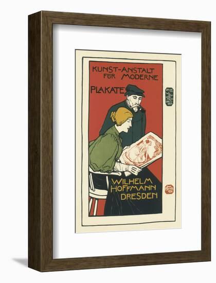 Wilhelm Hoffman, Printers of Modern Posters, Dresden-Otto Fischer-Framed Art Print