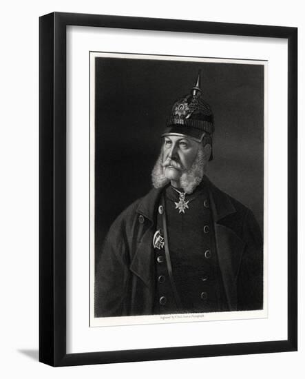 Wilhelm I, King of Prussia and Emperor of Germany, 19th Century-W Holl-Framed Giclee Print