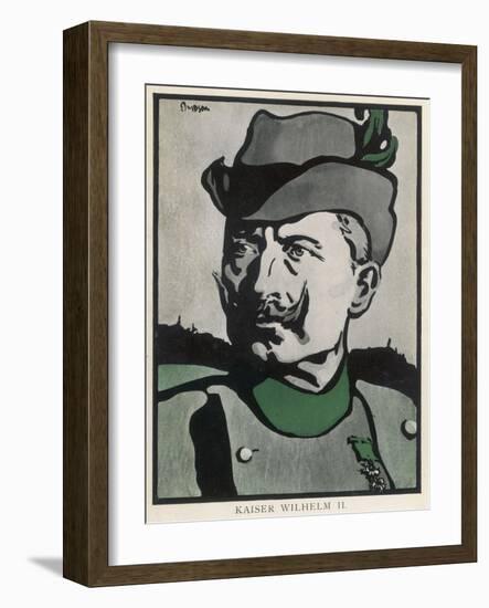 Wilhelm II 1907-Joseph Simpson-Framed Art Print