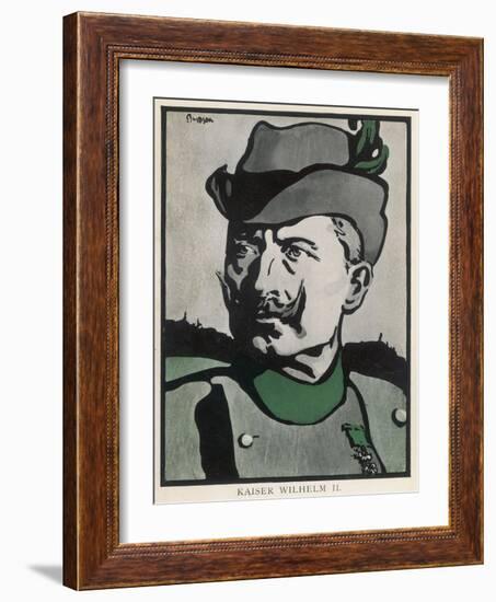 Wilhelm II 1907-Joseph Simpson-Framed Art Print