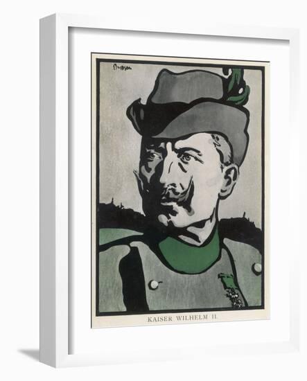 Wilhelm II 1907-Joseph Simpson-Framed Art Print