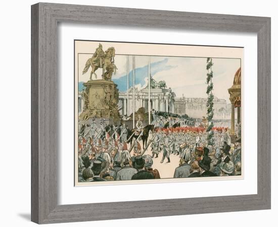 Wilhelm II, German Emperor and King of Prussia-Carl Rohling-Framed Giclee Print