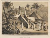 Buddhist Temple, Ceylon, 1855-Wilhelm Joseph Heine-Giclee Print