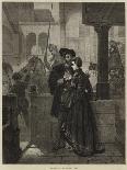 Faust and Mephistopheles Waiting for Gretchen at the Cathedral Door-Wilhelm Koller-Giclee Print