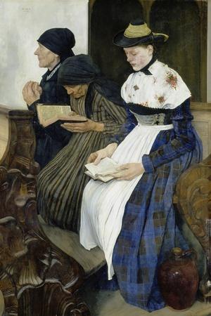 Three Women in Church, 1878/82' Giclee Print - Wilhelm Leibl | Art.com