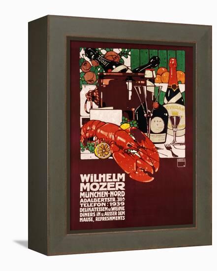 Wilhelm Mozer Poster-Ludwig Hohlwein-Framed Premier Image Canvas