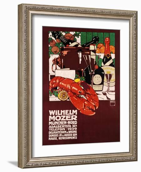 Wilhelm Mozer Poster-Ludwig Hohlwein-Framed Giclee Print