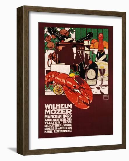 Wilhelm Mozer Poster-Ludwig Hohlwein-Framed Giclee Print