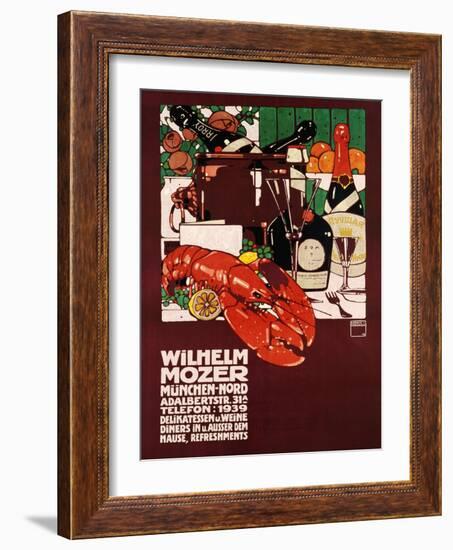 Wilhelm Mozer Poster-Ludwig Hohlwein-Framed Giclee Print