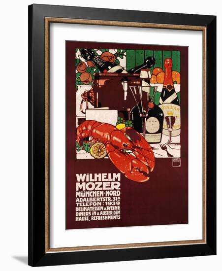 Wilhelm Mozer Poster-Ludwig Hohlwein-Framed Giclee Print