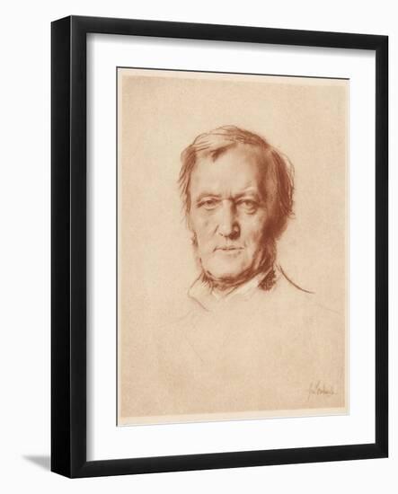 Wilhelm Richard Wagner German Composer-Franz Von Lembach-Framed Photographic Print