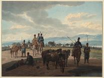 Riders at the Tegernsee, 1832-Wilhelm Ritter von Kobell-Framed Giclee Print