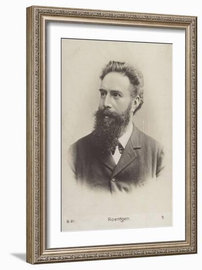 Wilhelm Roentgen (1845-1923), German Physicist-null-Framed Photographic Print