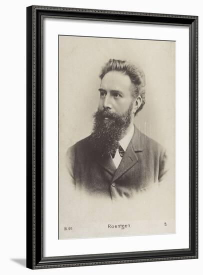 Wilhelm Roentgen (1845-1923), German Physicist-null-Framed Photographic Print