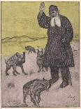 Tolstoy Preaching-Wilhelm Schutz-Framed Premium Giclee Print