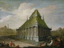 The Seven Wonders of the World: the Mausoleum at Halicarnassus-Wilhelm van Ehrenberg-Framed Premium Giclee Print