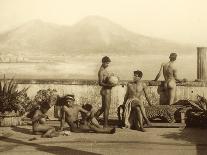 A Classical Scene, Tierra Del Fuego, South America. C.1899-Wilhelm Von Gloeden-Framed Photographic Print
