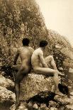 Study of a Male Nude, C.1900-Wilhelm Von Gloeden-Mounted Photographic Print