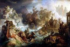 The Naval Battle of Salamis, about 1858-Wilhelm Von Kaulbach-Giclee Print