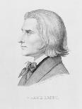 Franz Liszt, Engraved by Gonzenbach-Wilhelm Von Kaulbach-Framed Giclee Print